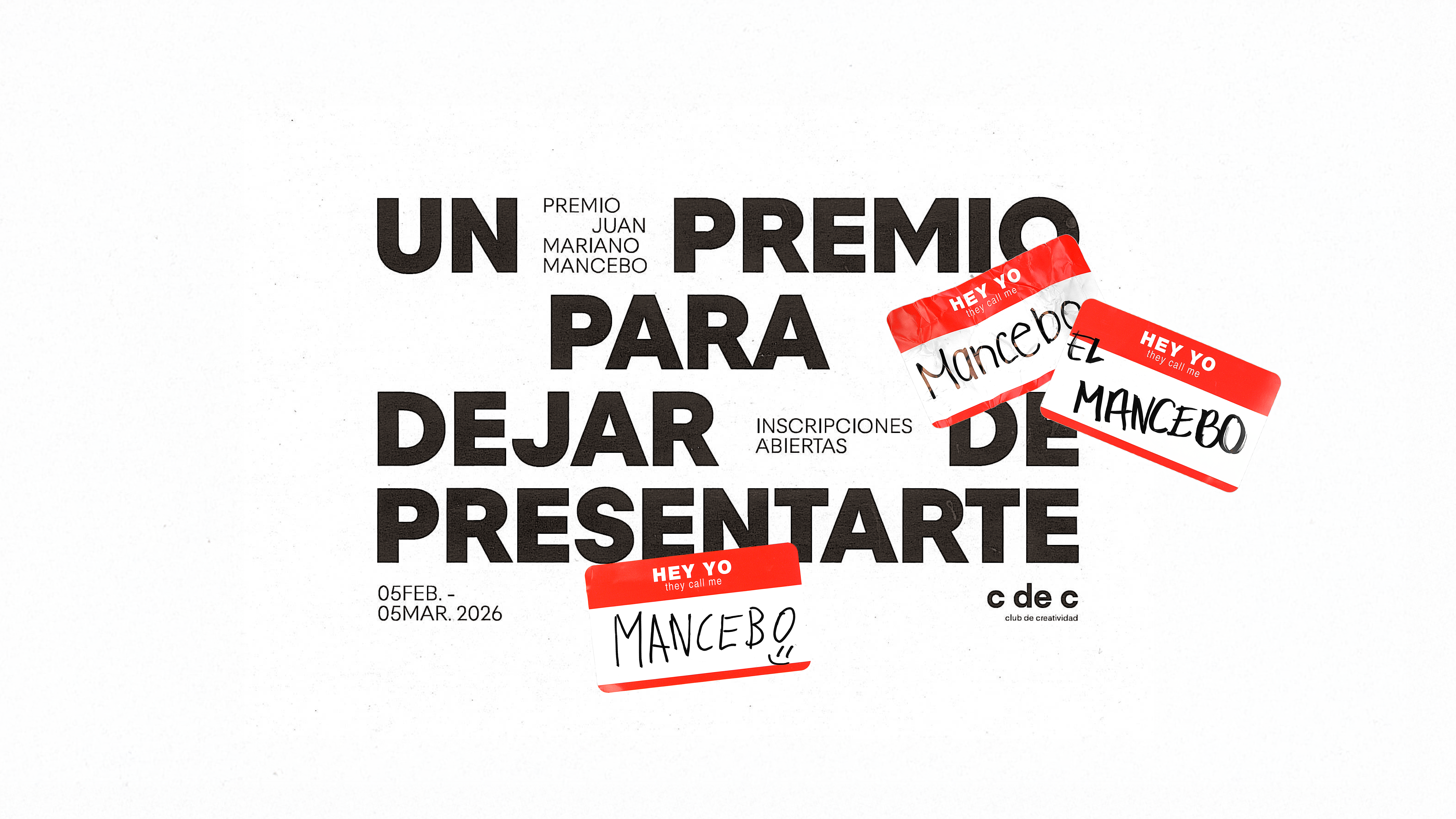 Premio Juan Mariano Mancebo 2026