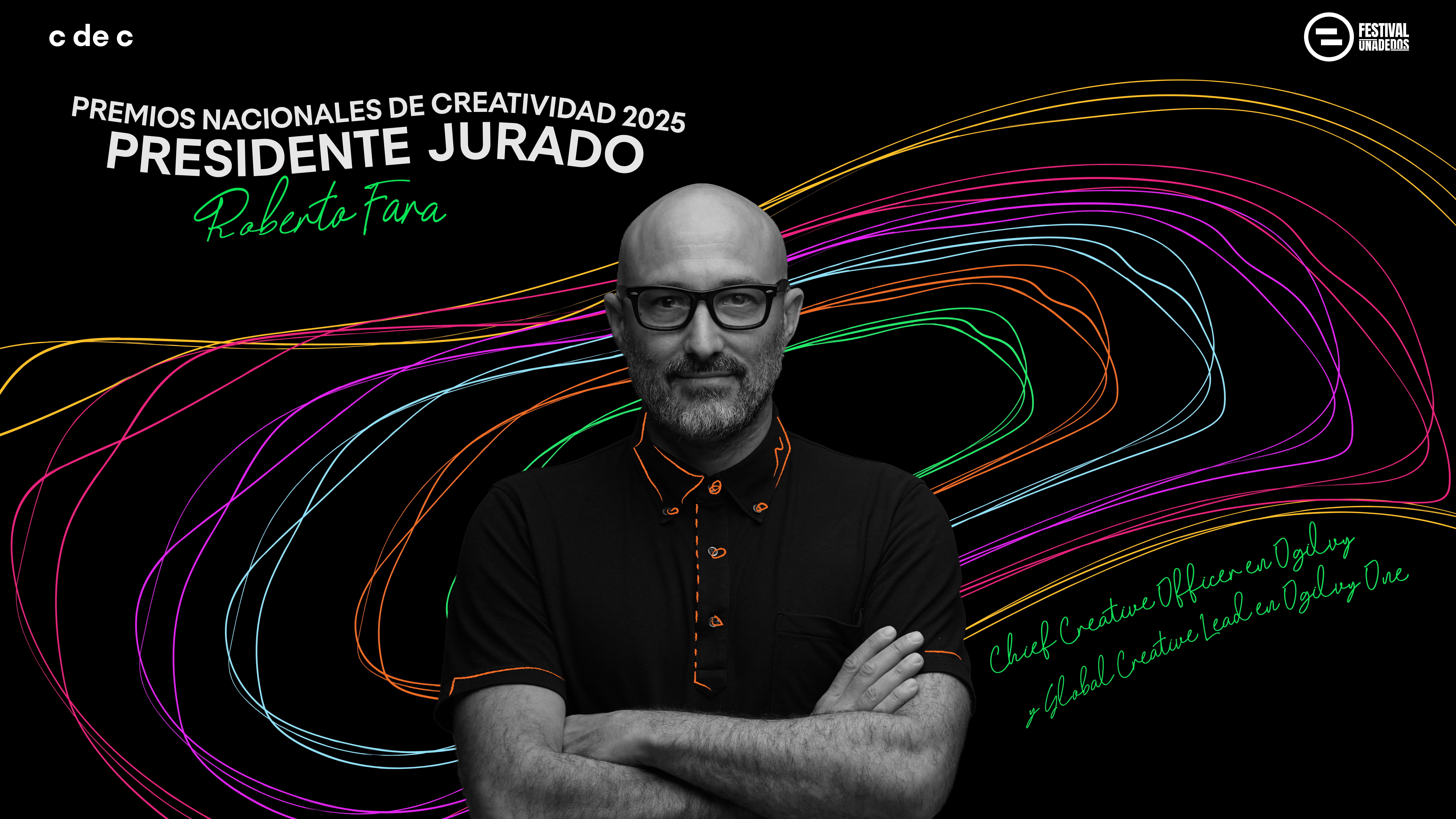 Roberto Fara, presidente del Gran Jurado de los Premios Nacionales de Creatividad 2025