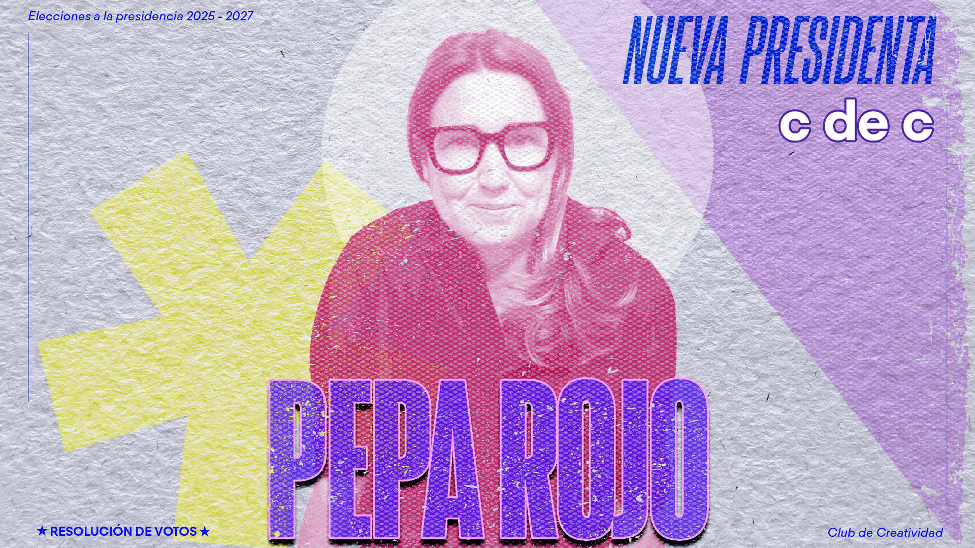 Pepa Rojo, nueva presidenta del c de c