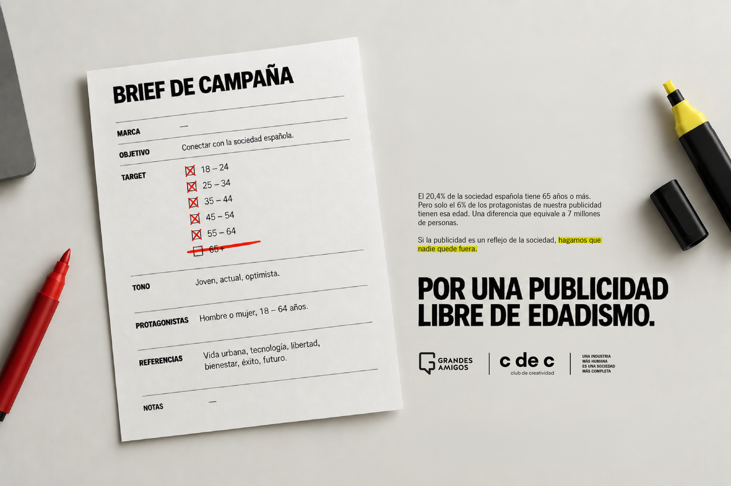 Por una publicidad libre de edadismo